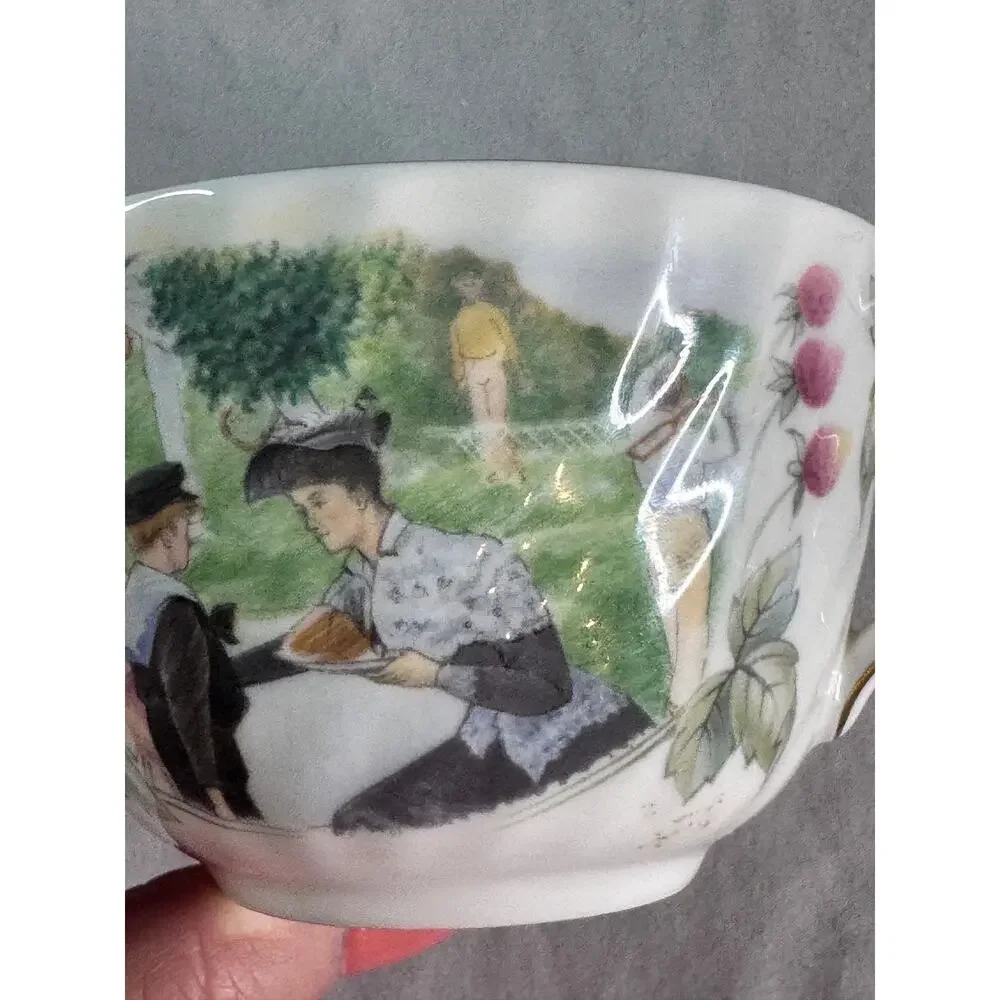 Minton Wimbledon The Tennis Party 1988 Bone China Tea Cup Royal Doulton England